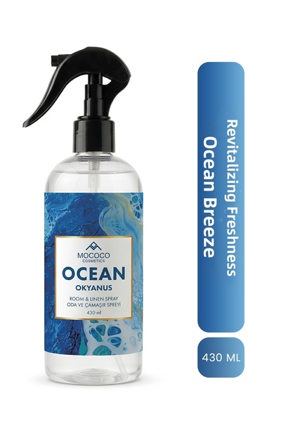 MOCOCO COSMETICS Spray pentru cameră și rufe Ocean 430 ml – Spray de cameră |...