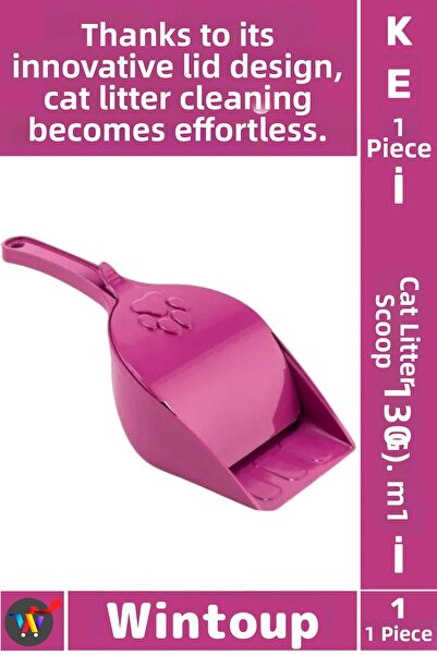 Wintoup # Cat Hygienic Anti-Odor Practical Sand-Saving Sturdy Covered Cat Toi...