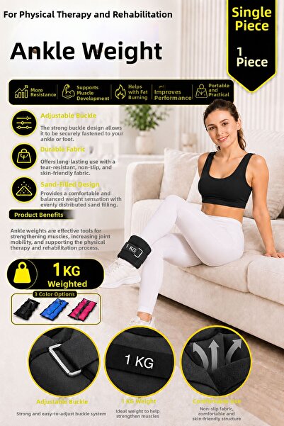 Spor Byfit وزن راحة اليد من الرمل بوزن 1 كجم للعلاج الطبيعي وإعادة التأهيل وت...
