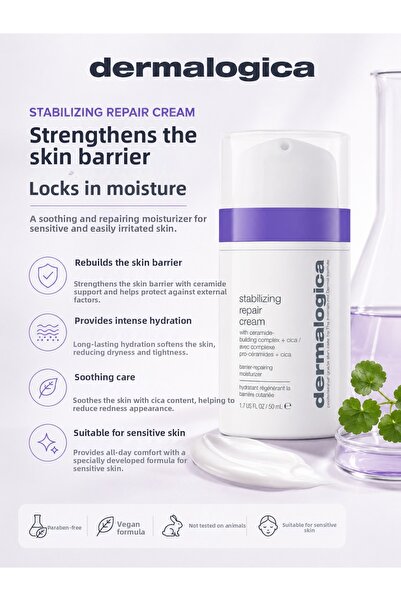 Dermalogica Stabilizing Repair Intensive Moisturizing Cream for Sensitive Ski...