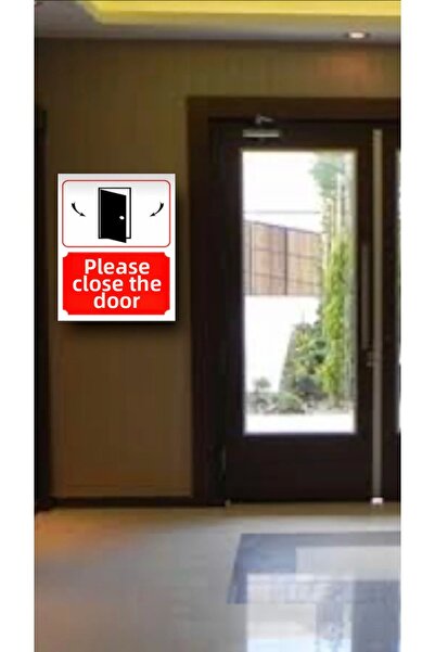 Teknik Reklam Please Close the Door Sign Keep the Door Closed Sign for Apartments and Sites