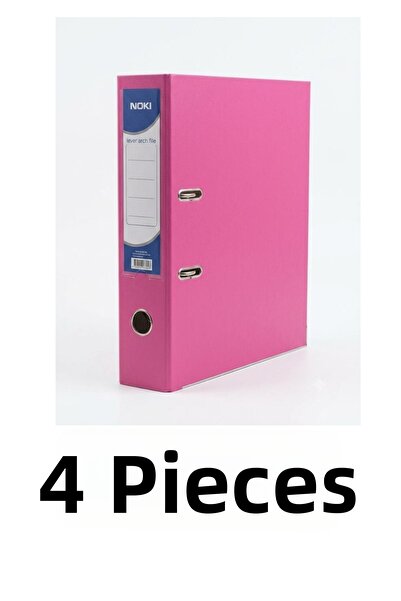 Noki 4 Pieces A4 Wide Plastic Folders