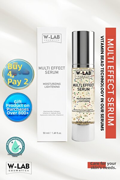 W-Lab Cosmetics سيروم متعدد التأثيرات للوجه للحصول على مظهر مشرق ومرطب وناعم ...