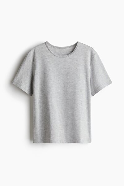 H&M Pamuklu Jarse Tişört