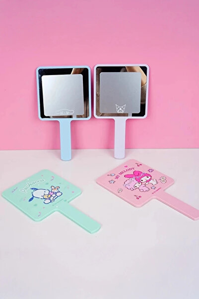 Miniso Sanrio Lisanslı Kare El Aynası Ergonomik Tasarım 22 CM