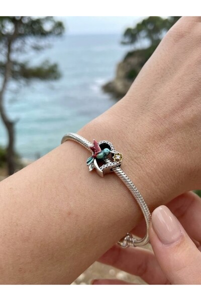 My Story Aşk Ve Neşe Sinek Kuşu Kalp Charm