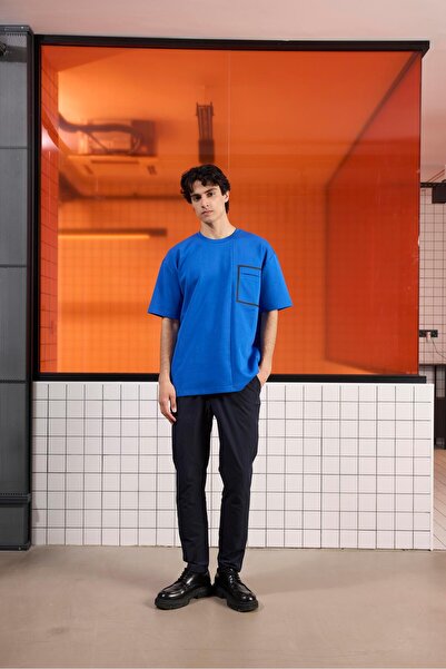 GMG FIRENZE Bisiklet Yaka Oversize Erkek T-shirt