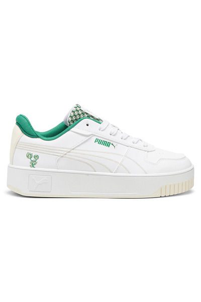 Puma Carina Street Blossom Kadın Beyaz Sneaker Ayakkabı 39509401