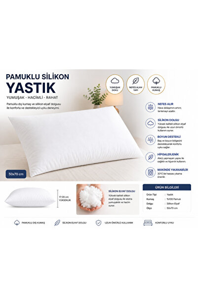 Wins Comfort Pamuklu Silikon Yastık