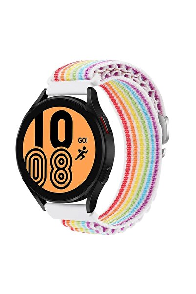TakÇalıştır Watch 22mm Kr410 Fabric Strap - Rainbow