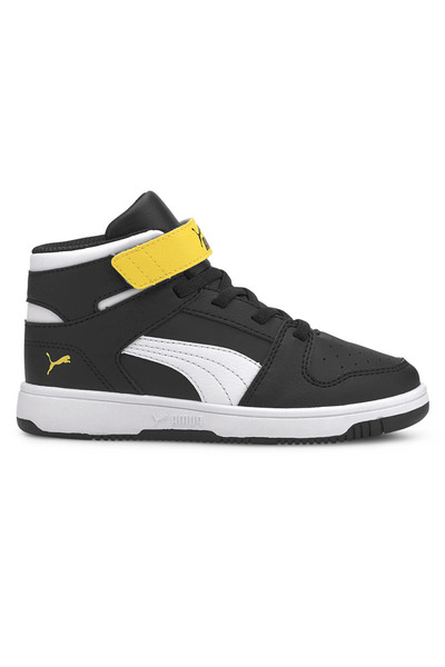 Puma Rebound Layup Sl V Ps Çocuk Siyah Günlük Ayakkabı 37048812