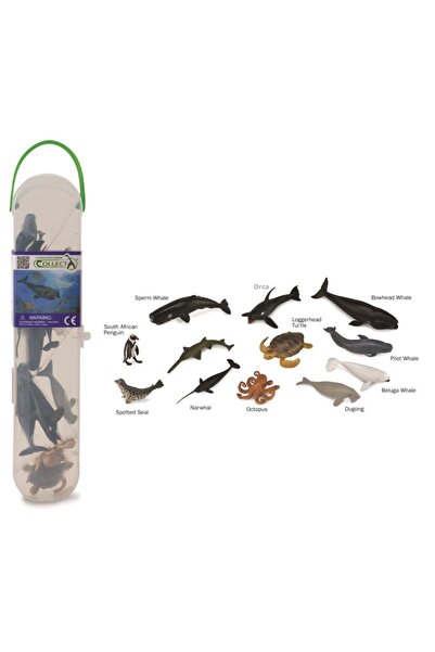 Collecta Cutie cu 12 minifigurine Animale marine Set 2