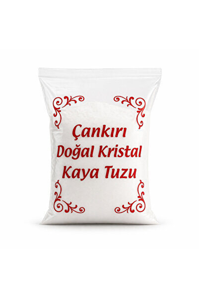 Doğal Çankırı Kaya Tuzu-İnce Öğütülmüş Sofra Tuzu 3kg