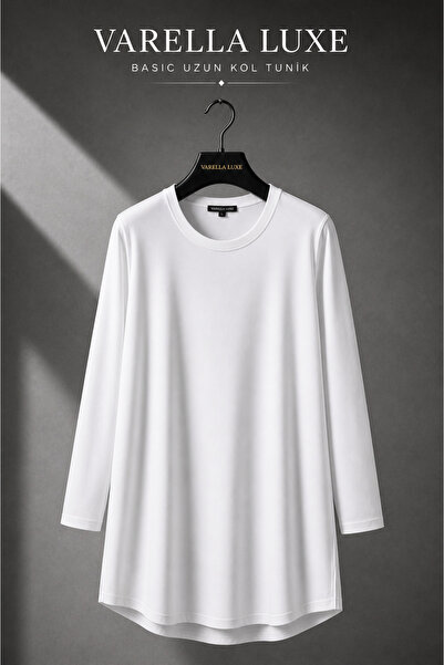 VARELLA SoftTouch Premium Uzun Kollu Basic Tunik