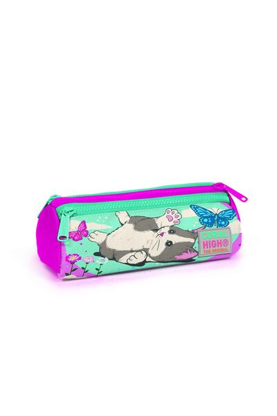 Coral High Kids Water Green Pencil Bag Three Compartments New Series