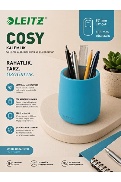 Generic Brand Suport confortabil pentru pixuri, albastru - Cod:53290061