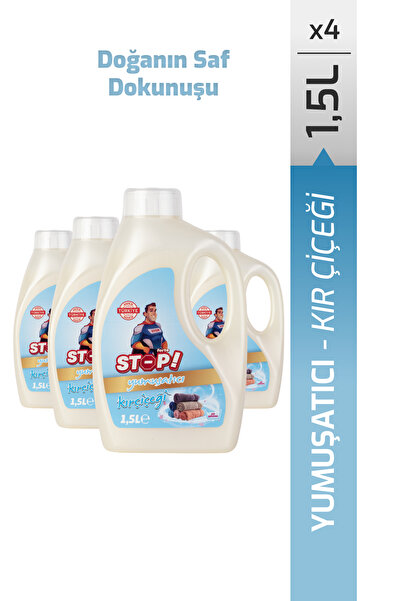 STOP Forte 4'lü Çamaşır Yumuşatıcı 1.5 Litre Kır Çiçeği