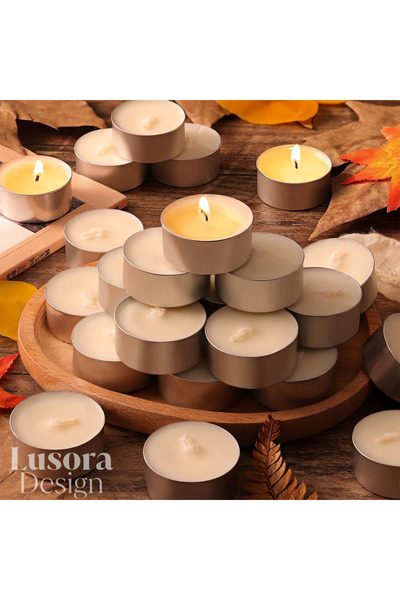 Genel Markalar 50 Li Tealight Mum Beyaz Tea Light 50 Adet – Mum & Kandil – Mu...