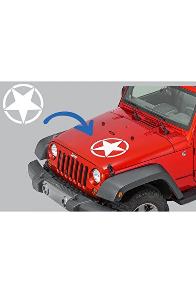 tuningset Autocolant Stea Universal potrivit pentru Jeep Wrangler JK Truck sa...