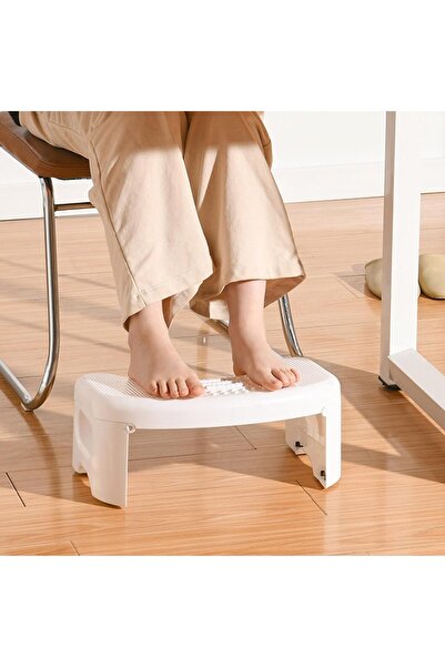 Arabest Portable Toilet Stool,C-Shape Base Step Stool,Foot Rest Helper,for Ba...