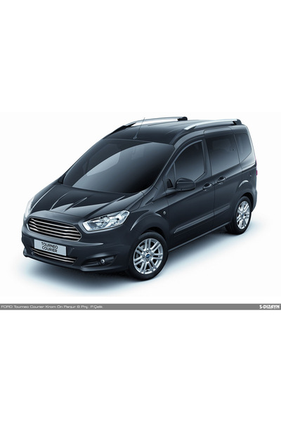 S Dizayn S-Dizayn Ford Courier Krom Ön Panjur Seti 6 Prç Orj. Model 2014-2017...