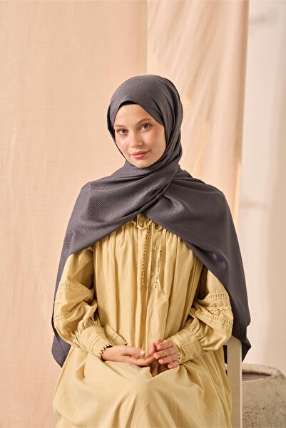 Silk Home شال فاخر من الجاكار المدخن ممزوج بالفيسكون 75×190