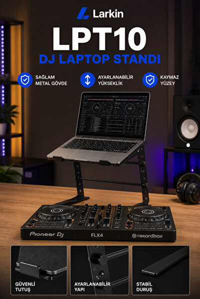 Larkin LPT10 DJ Laptop Yükseltici Masa Sehpası Standı