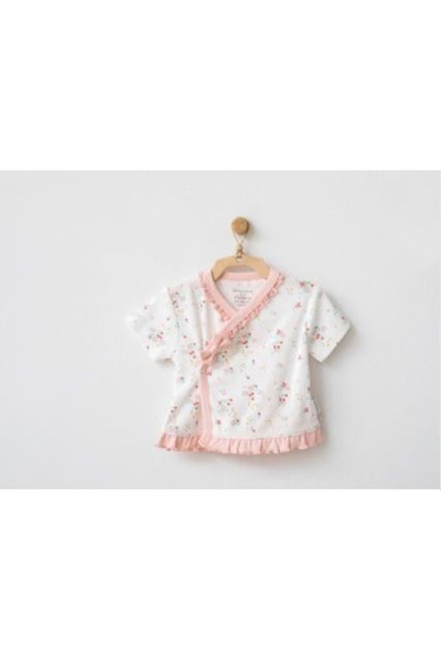 andywawa Baby Girl White Powder Bodysuit Colorful