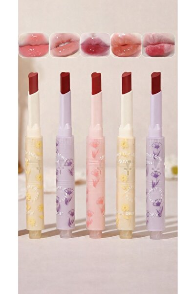 Gege Bear KOREAN Kalpli Jelly Lipstick SET - 6 ADET