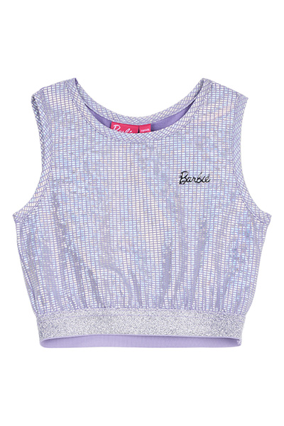 Barbie Lila Kız Çocuk Desenli Bluz BRB6SG-BLZ6003