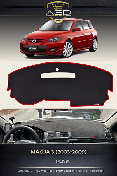 A3D TORPİDO KORUMA Mazda 3 (2003-2009) Front Cover Chest Panel Glove Box Prot...