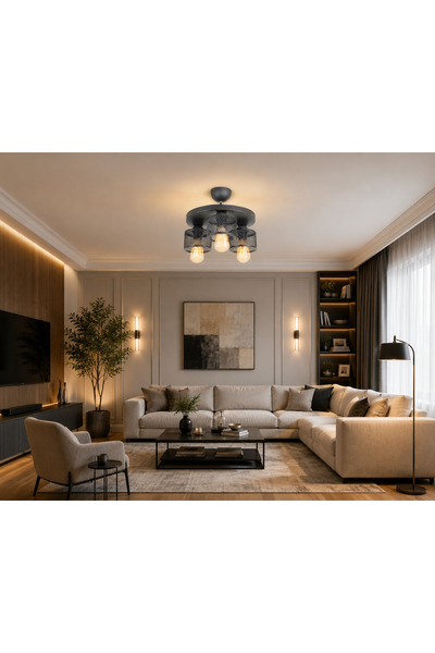 OSC HOME Kafes 3lü Avize