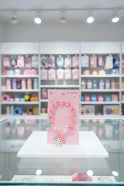 Miniso Sanrio Lisanslı My Melody Boncuklu ve Pembe Detaylı Şık Saç Lastiği – ...