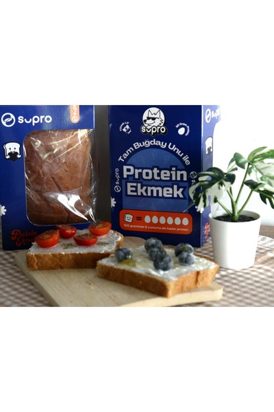 suprofood Protein Ekmek Supro 300 gr. Tam Buğday Unu
