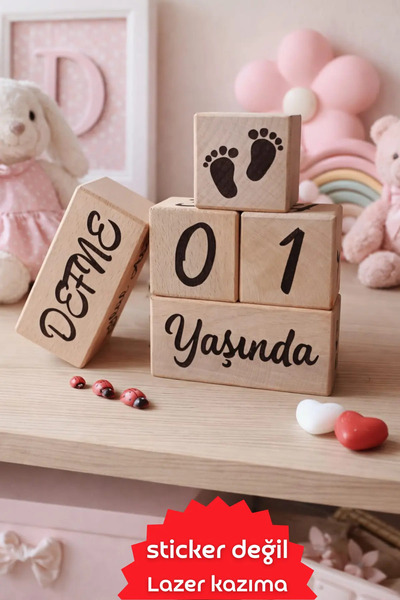 fikirstore Anne Bebek Hatıra Fotoğraf Çekim Anı Küpleri Lazer Kazımalı Isimli...