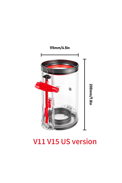 Choice3 V11 V15 US Dust Bin Replacement For Dyson V6 V7 V8 V11 V15 V10 V12Sli...