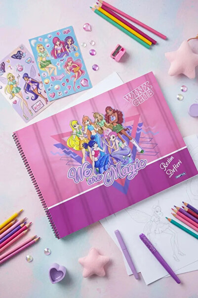 Miniso Gıpta Winx Resim Defteri 15 Yp.