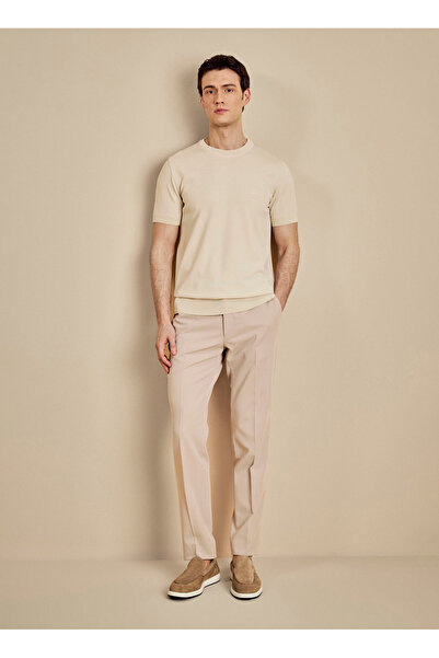BROOKS BROTHERS Bej Erkek Standart Pantolon BBSS26MPT009