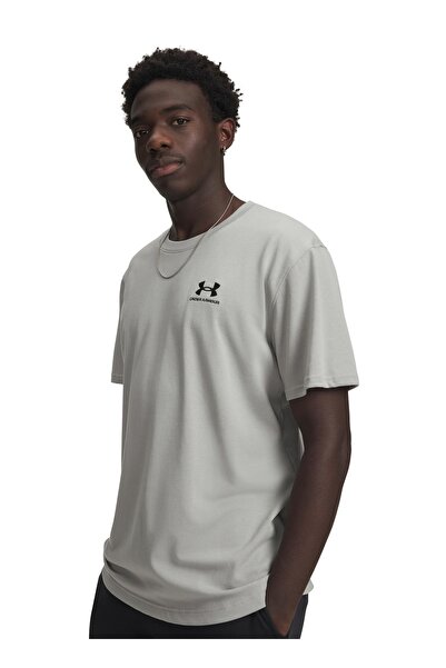 Under Armour 1373997-069 UA M LOGO EMB HEAVYW SS تي شيرت رجالي عادي برقبة دائ...