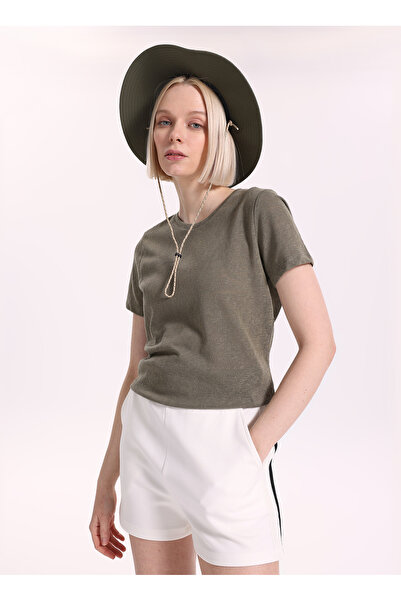 Fabrika Haki Kadın T-Shirt F6SL-TST0355