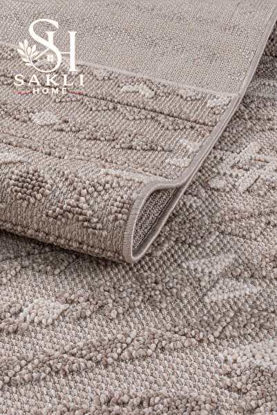 Saklı Home İskandinav Modern Tasarım Sisal Bukle Özel Ölçü Salon Oturma Odası...