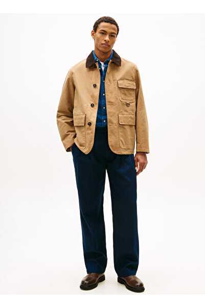 Tommy Hilfiger Hardal Erkek Ceket MW0MW41925RBC_WAXED BARN JACKET