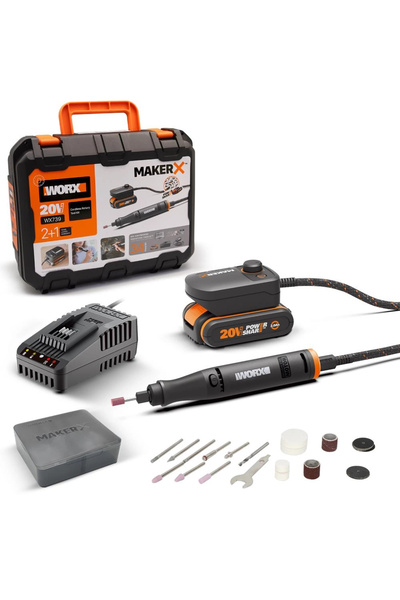 Genel Markalar WX739 MAKERX 20Volt 2.0Ah. Kömürsüz Profesyonel Kalem Tipi Dev...