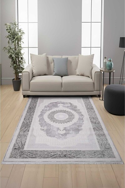 Valery Home Voyage %100 Akrilik Yumuşak Dokulu Halı Kilim Salon Mutfak Koridor Yolluk Dokuma Makine Halısı