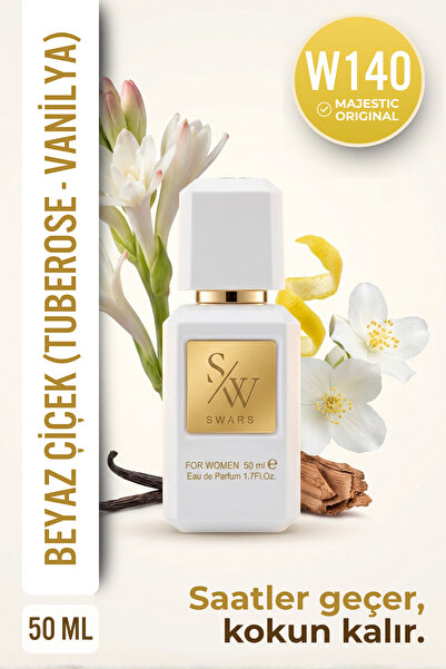Swars Parfüm W140 Kadın Parfüm Çiçeksi Odunsu Edp 50 Ml Yasemin Vanilya Misk ...