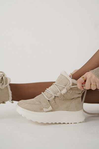 Capone Outfitters Sharron Kobiece buty sportowe z futerkiem