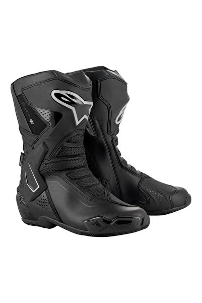 Alpinestars Stella SMX-6 V3 DS Korumalı Kadın Motosiklet Botu Siyah Gümüş