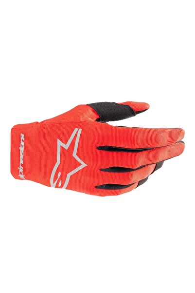 Alpinestars Radar Off-Road Motosiklet Eldiveni Kırmızı Siyah