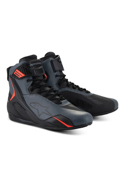 Alpinestars Faster-4 Korumalı Motosiklet Botu Siyah Kırmızı