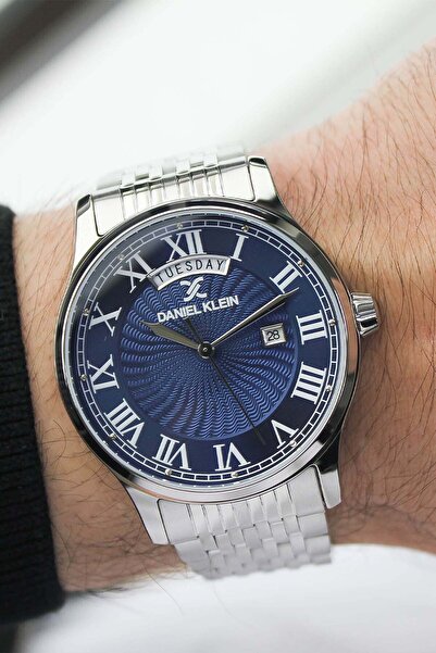 Daniel Klein ساعة يد رجالية بحزام فولاذي DK467956